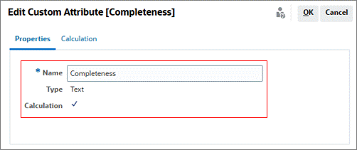 Select Calculation checkbox